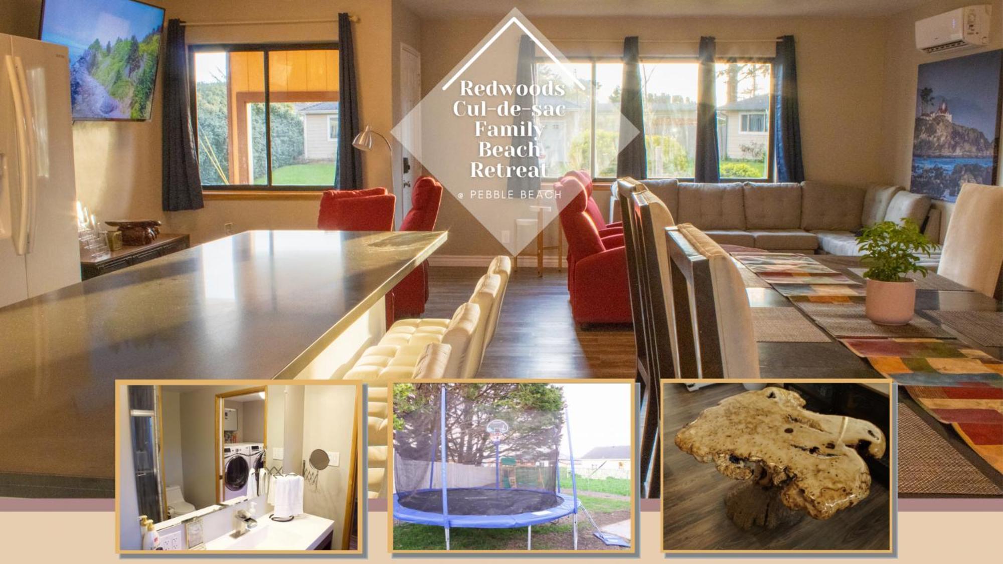 Private Home - Playground, Jumping Mat, Bbq, Darts, Firepit, Gazebo, 4 Smart Tvs, White Cotton Bedding, - The Redwood Cul-De Sac Beach Retreat Crescent City Exterior photo